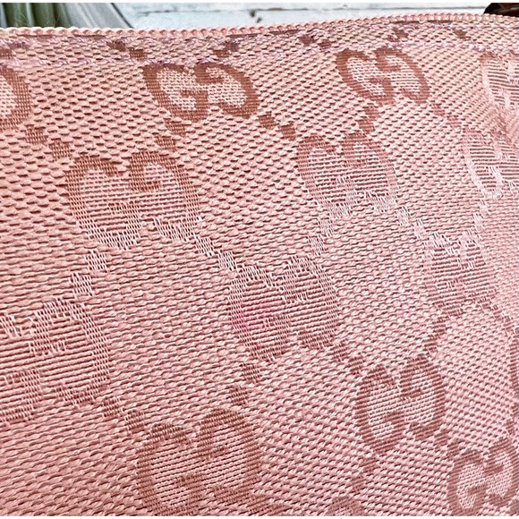 |SOLD| Gucci Pink Monogram Boat Pochette Handbag - Picture 9 of 9